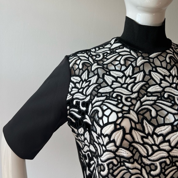 SANDRO Embroidered Lace Top - Picture 3 of 9